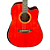Violão Eletroacústico Aço Waldman DCEX-1841 RD Abadia Red com Tampo Sólido e Bag - Imagem 3