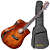 Violão Eletroacústico Aço Waldman DCEX-1841 FSB Abadia Fire Sunburst com Tampo Sólido e Bag - Imagem 1