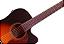 Violão Eletroacústico Waldman DE141 VS Sunburst Dreadnought com Cutaway, Tampo Basswood e Captador - Imagem 4