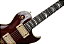 Guitarra Japonesa Aria Pro PE-R80 Stained Brown com Captadores Classic Power HH e Ponte Aria Original SPT - Imagem 4