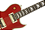 Guitarra Japonesa Aria Pro PE-R80 See-Through Red com Captadores Classic Power HH e Ponte Aria Original SPT - Imagem 7
