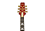 Guitarra Japonesa Aria Pro PE-R80 See-Through Red com Captadores Classic Power HH e Ponte Aria Original SPT - Imagem 5