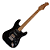 Guitarra Waldman ST-311X BBK Black Strato HSS Roasted Maple com Bag - Imagem 1