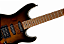 Guitarra Waldman WIS160 SBRB Spalted Brown Burst com Captadores HSS Cerâmicos e Ponte Tremolo Vintage 2 Pivôs - Imagem 3