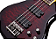 Contrabaixo Schecter Stiletto Extreme-4 Black Cherry com Top Maple Figured, Captadores Diamond Bass Humbucker e Pré Ativo 2 Bandas 2500 - Imagem 3