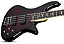 Contrabaixo Schecter Stiletto Extreme-4 Black Cherry com Top Maple Figured, Captadores Diamond Bass Humbucker e Pré Ativo 2 Bandas 2500 - Imagem 2