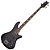 Contrabaixo Schecter Stiletto Extreme-4 See-Thru Black Top Maple Figured Captadores Diamond Bass Humbucker Eletrônica Ativa 2 Bandas 2503 - Imagem 1