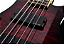 Contrabaixo Schecter Stiletto Extreme-5 Black Cherry Top Maple Figured Captadores Diamond Bass Humbucker Eletrônica Ativa 2 Bandas 2502 - Imagem 3