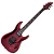 Guitarra Schecter C-1 FR S Apocalypse Red Reign com Captadores Schecter USA Apocalypse-VI e Sustainiac e Ponte Floyd Rose 1500 Series 3057 - Imagem 1
