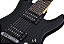 Guitarra Schecter C-7 Deluxe LH Satin Black com Captadores Schecter Diamond Plus HH e Ponte Tune-O-Matic String-Thru 439 - Imagem 6