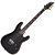 Guitarra Schecter Demon-6 FR Aged Black Satin com Captadores Schecter Diamond Active HB-105S HH e Ponte Floyd Rose Special Series 3661 - Imagem 1