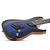 Guitarra Schecter Omen Elite-7 MS See-Thru Blue Burst Captadores Diamond Heretic Eletrônica 7 Cordas 2464 - Imagem 2