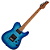 Schecter PT Pro TBB Trans Blue Burst com Captadores Schecter USA Z-Plus HH e Ponte PT-H String-Thru 864 - Imagem 1