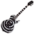Guitarra Schecter Odin Grail Silver Bullseye com Captadores EMG 81/85 e Ponte TonePros Tune-O-Matic 4535 - Imagem 1