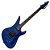 Guitarra Schecter Avenger FR-S Apocalypse Blue Reign com Captadores Schecter USA Apocalypse-VI e Sustainiac e Ponte Floyd Rose 1500 Series 1309 - Imagem 1