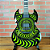 Guitarra Schecter Barbarian Psychic Bullseye Grim Green com Captadores EMG 81/85 e Ponte TonePros T3BP Tune-O-Matic 4543 - Imagem 2