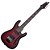 Guitarra Schecter Demon-7 FR Crimson Red Burst com Captadores Diamond Active HB-105S HH e Ponte Floyd Rose Special 3260 - Imagem 1