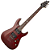 Guitarra Schecter C-1 FR SGR Walnut Satin com Captadores Diamond Plus HH e Ponte SGR by Floyd Rose 3850 - Imagem 1