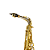 Saxofone Alto P. Mauriat Le Bravo 200 AGL Gold Lacquer com Chaves Madrepérola e Case PM Traveller II - Imagem 2