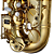 Saxofone Alto P. Mauriat PMXA-67R GL Gold Lacquer com Tudel Super VI e Campana Gravada à Mão - Imagem 4