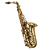 Saxofone Alto P. Mauriat PMXA-67R GL Gold Lacquer com Tudel Super VI e Campana Gravada à Mão - Imagem 1