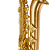 Saxofone Barítono P. Mauriat Le Bravo 200 BGL Gold Lacquer com Tudel Super VI Prateado e Campana Gravada à Mão - Imagem 2