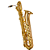 Saxofone Barítono P. Mauriat Le Bravo 200 BGL Gold Lacquer com Tudel Super VI Prateado e Campana Gravada à Mão - Imagem 1