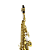 Saxofone Soprano P. Mauriat Le Bravo 200 SGL Gold Lacquer com Tudel Reto e Curvo Banhado a Prata e Corpo Gravado à Mão - Imagem 2
