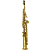Saxofone Soprano P. Mauriat Le Bravo 200 SGL Gold Lacquer com Tudel Reto e Curvo Banhado a Prata e Corpo Gravado à Mão - Imagem 1