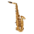 Saxofone Alto Cannonball AA-L Alcazar Gold Lacquered com Chaves Power-Forged Brass e Pads Italian Pisoni Water-Resistant Leather - Imagem 1