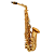 Saxofone Alto Cannonball ASCEP-L Sceptyr Series Gold Lacquer com Campana One-Piece Hand-Hammered, Chaves Power-Forged Brass e Pads Italian Pisoni - Imagem 1