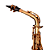 Saxofone Alto Cannonball AVR-L Vintage Reborn Dark Amber Lacquer com Campana One-Piece Hand-Hammered, Chaves Vintage-Inspired com Pedras Semipreciosas e Gravações Manuais - Imagem 3