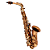 Saxofone Alto Cannonball AVR-L Vintage Reborn Dark Amber Lacquer com Campana One-Piece Hand-Hammered, Chaves Vintage-Inspired com Pedras Semipreciosas e Gravações Manuais - Imagem 1