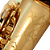 Saxofone Tenor Cannonball Tal Alcazar Gold Lacquered com Campana One-Piece Hand-Hammered, Trastes Jumbo Inox e Case Rígido Inclusos - Imagem 2