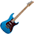 Guitarra Seizi Katana Musashi HSS Lake Placid Blue com Captadores Seizi Alnico HSS Ponte Tremolo 2 Pivôs e Bag - Imagem 2
