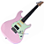 Guitarra Seizi Katana Musashi HSS Sakura Pink com Captadores Seizi Jutsu Alnico V, Ponte Flutuante 2 Pivôs e Acabamento Gloss Rosa Sakura - Imagem 7
