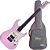 Guitarra Seizi Katana Musashi HSS Sakura Pink com Captadores Seizi Jutsu Alnico V, Ponte Flutuante 2 Pivôs e Acabamento Gloss Rosa Sakura - Imagem 1