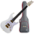 Guitarra Seizi Katana Blade HSH Pearl White Gold com Captadores Seizi Jutsu Alnico V, Ponte Flutuante 2 Pivôs e Bag - Imagem 1
