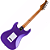 Guitarra Seizi Vintage Budokan Custom Colors Electric Violet HSS com Captadores Seizi Jutsu Alnico V Ponte Flutuante 2 Pivôs Trastes Medium Jumbo Inox e Bag - Imagem 2