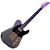 Guitarra Seizi Katana Kabuto TL Space Grey com Captadores Seizi Jutsu Alnico V HH Ponte Flutuante 2 Pivôs e Bag - Imagem 2