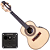 Cavaco Eletroacústico Rozini Show RC17.AT.F Canhoto Natural Fosco com Tampo Spruce Maciço e Pré Fishman Presys II 2 Bandas Afinador - Imagem 1