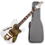 Guitarra Seizi Vintage Origami White Gold Juliana Vieira com Captadores Seizi Jutsu Filtertron HH Ponte Trêmolo Bigsby e Bag 10360712 - Imagem 1