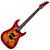 Guitarra Seizi Katana Shadow Ozielzinho Signature Nebula Burst com Captadores Seizi Jutsu Alnico V HH Ponte Fixa e Bag - Imagem 2