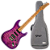Guitarra Seizi Katana Musashi Plus Isabella Ozielzinho Signature HSS Purple Burst com Captadores Seizi Jutsu ALNICO V e Ponte Tremolo Flutuante e Bag 10361305 - Imagem 1