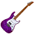 Guitarra Seizi Katana Musashi Plus Amethyst Purple com Captadores Seizi Jutsu Alnico V HSS Ponte Flutuante 2 Pivôs e Bag - Imagem 2