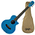 Violão Acústico Seizi Fun Panda Aço Royal Blue Sparkle Aço com Madeira Sapele Laminado e Bag 10360978 - Imagem 1