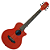 Violão Acústico Seizi Fun Panda Aço Lava Red Sparkle com Madeira Sapele Laminado e Bag 10360972 - Imagem 2