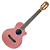 Violão Acústico Seizi Fun Panda Nylon Rose Gold Sparkle com Madeira Sapele Laminado e Bag 10360964 - Imagem 2