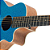 Violão Eletroacústico Seizi Fun Panda Aço Royal Blue Sparkle com Captador e Madeira Sapele Laminado e Bag 10360979 - Imagem 3