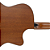 Violão Eletroacústico Seizi Canhoto Originals Ryu Cutaway Spruce Natural com Captador Seizi Kaizen Recarregável Aço Madeira Mahogany Laminado e Bag - Imagem 4
